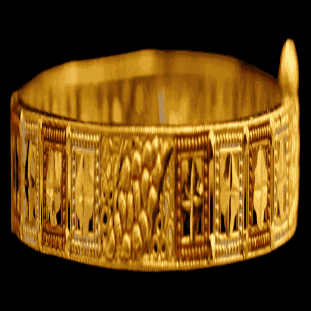 22K Gold Bangle Bracelet